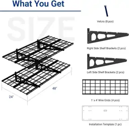 FLEXIMOUNTS 2-Pack 2x4 ft Wall… — Photo 2