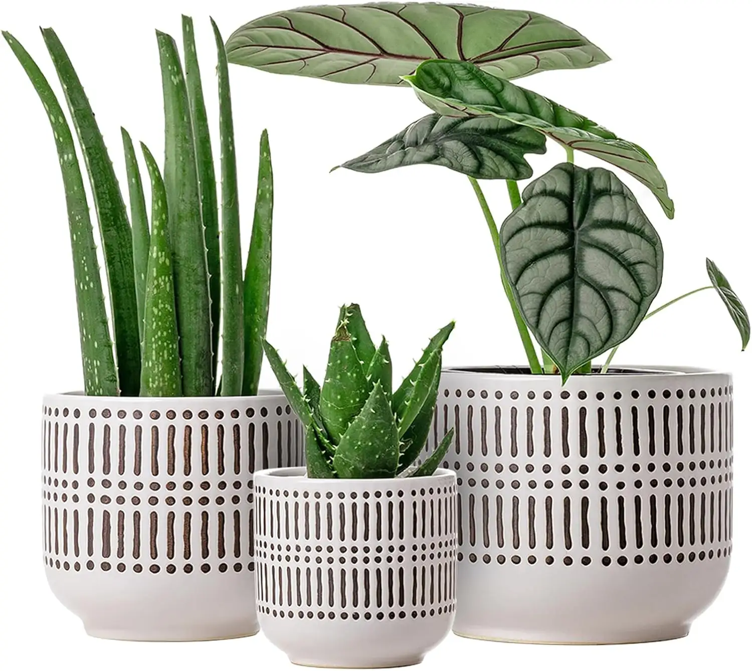 Docrin 3-Pack Ceramic Plant Pots… — Photo 1