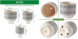 Docrin 3-Pack Ceramic Plant Pots… — Photo 2