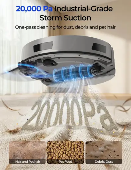 Robot Vacuum 20,000Pa with Mop,… — Photo 2