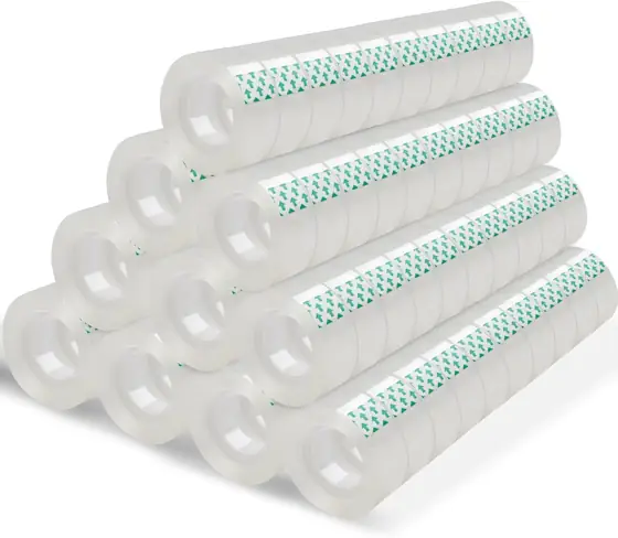 Oleitodh 100 Rolls Transparent Tape… — Photo 1