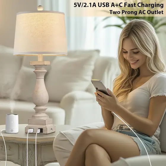 28" Tall Farmhouse Table Lamps… — Photo 2