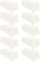fani 10 Packs Ivory Tablecloth… — Photo 1