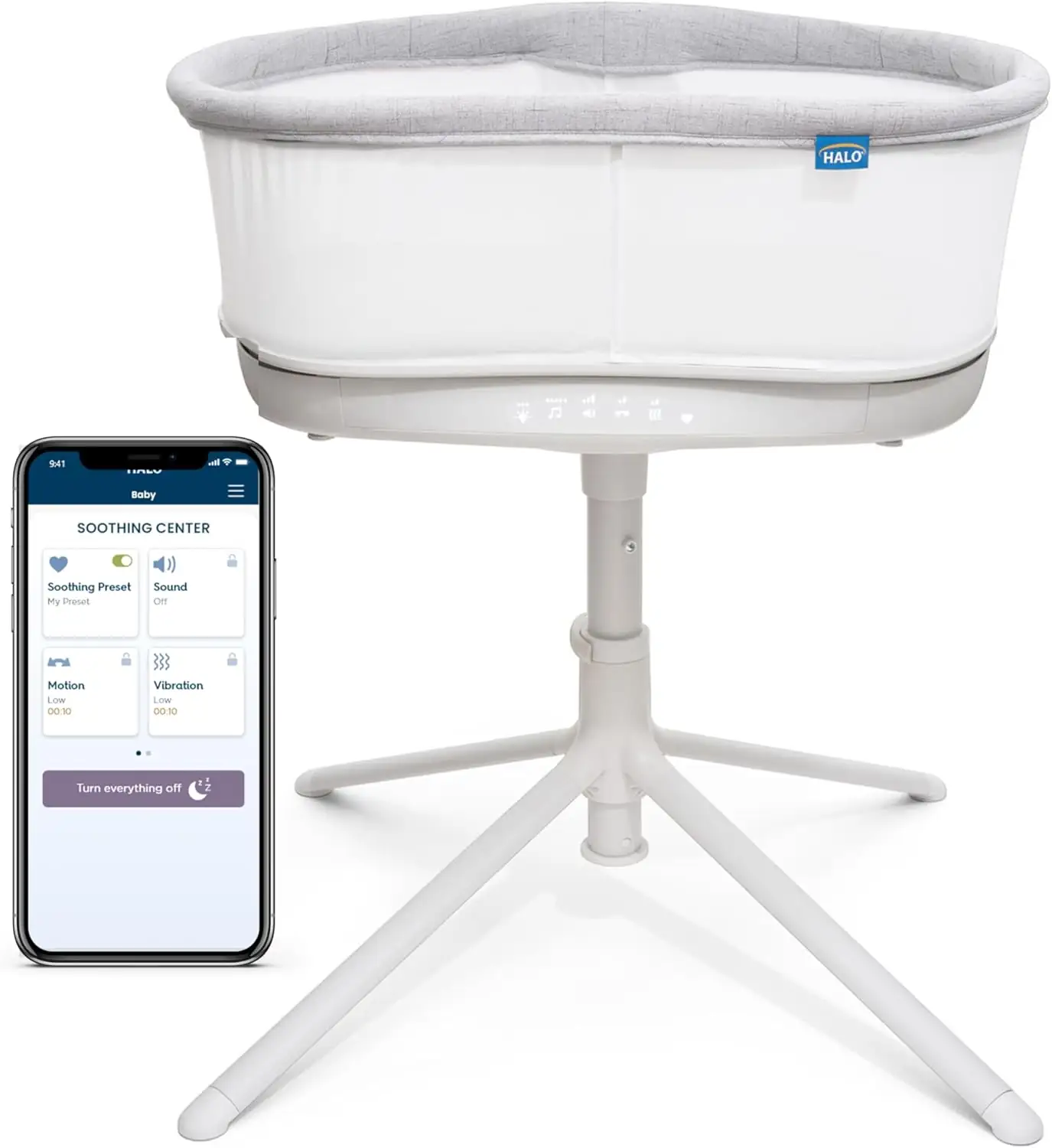 HALO BassiNest Connected Swivel Sleeper… — Photo 1