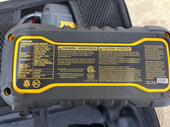 DEWALT 1800 Peak Amp Lithium… — Photo 4