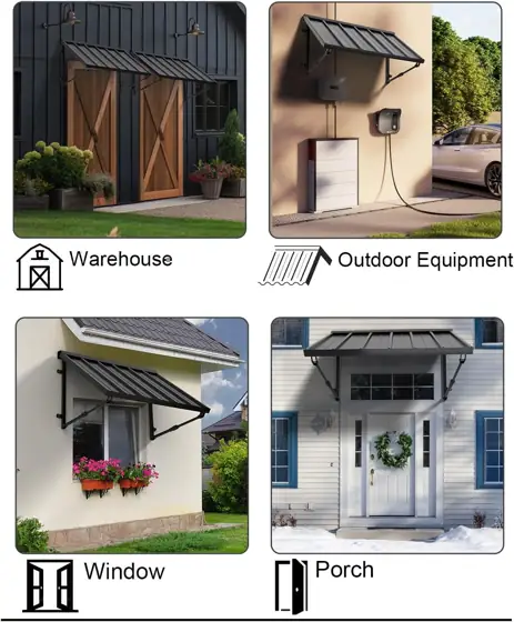 GDPFN Adjustable Metal Door Window… — Photo 2