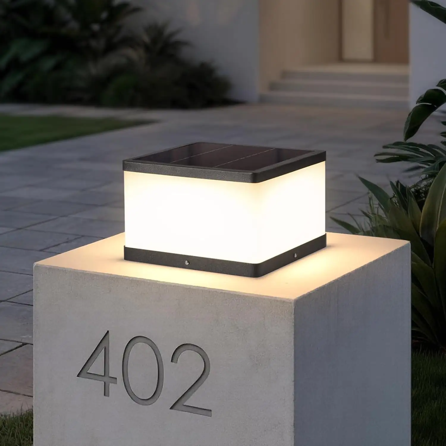 9.8' Solar Post Lights Outdoor,… — Photo 1