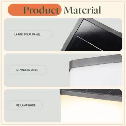 9.8' Solar Post Lights Outdoor,… — Photo 2