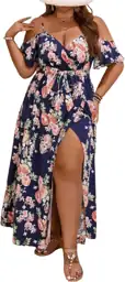 Floerns Women's Plus Size Cold… — Photo 1