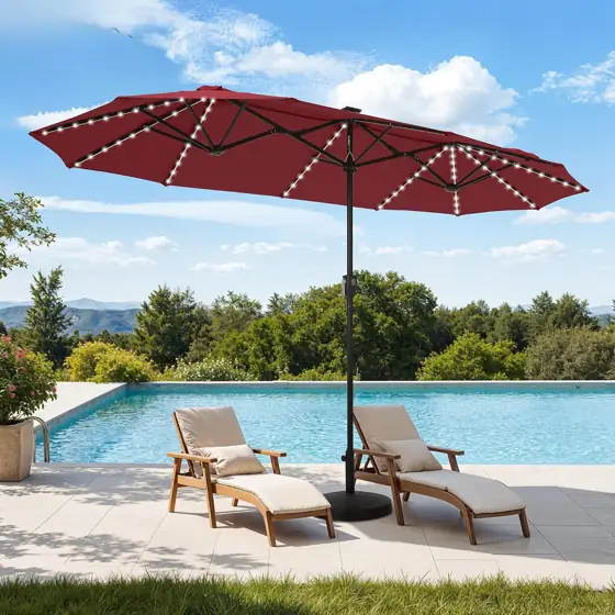 13 ft Patio Umbrella with… — Photo 2