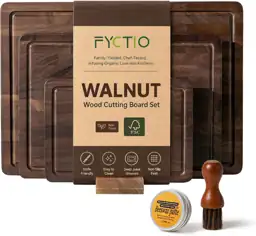 Walnut Wood Cutting Board Set,… — Photo 1