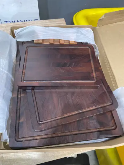 Walnut Wood Cutting Board Set,… — Photo 3