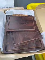 Walnut Wood Cutting Board Set,… — Photo 3