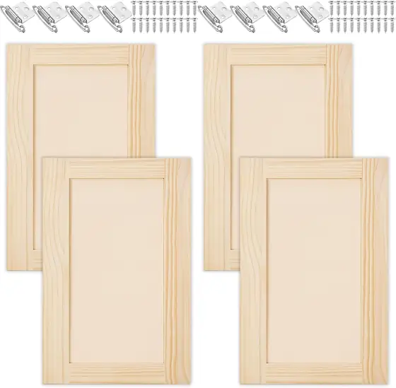 4 Pcs 12x24 Unfinished Shaker… — Photo 1