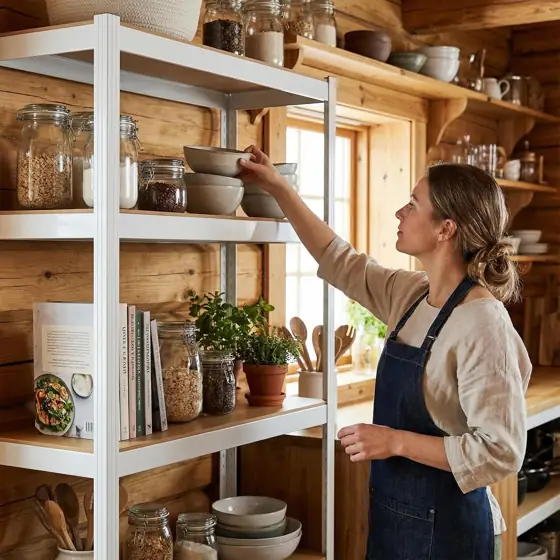 Durstruct 5 Tier White Shelving… — Photo 2