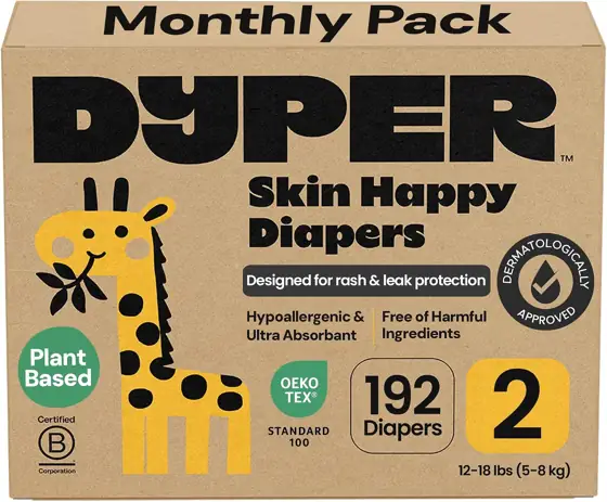 DYPER Diapers Size 2 (12-18… — Photo 1