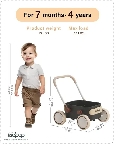 PULA Baby Push Walker with… — Photo 2