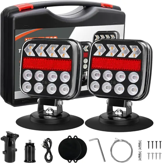 Wireless Magnetic LED Trailer Lights… — Photo 1
