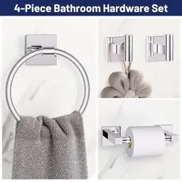 Polished Chrome Bathroom Accessories, Toilet… — Photo 2