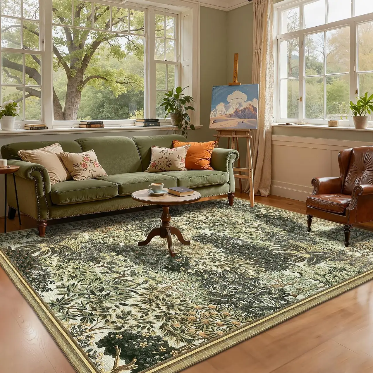 GarveeHome Forest Rug 6x9 Washable… — Photo 1