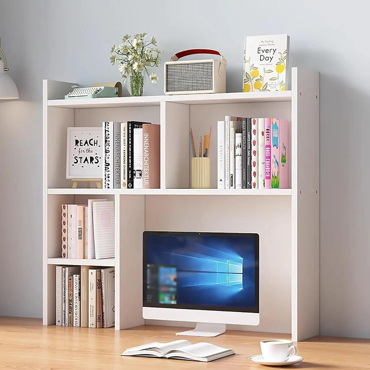 Desk Hutch for Dorm, Wooden… — Photo 1