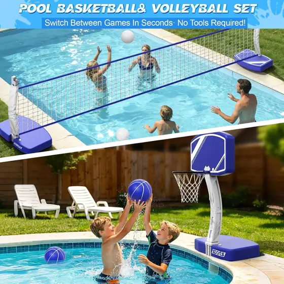 2 in 1 Pool Basketball… — Photo 2