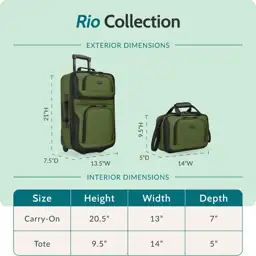 U.S. Traveler Rio Lightweight Softside… — Photo 2