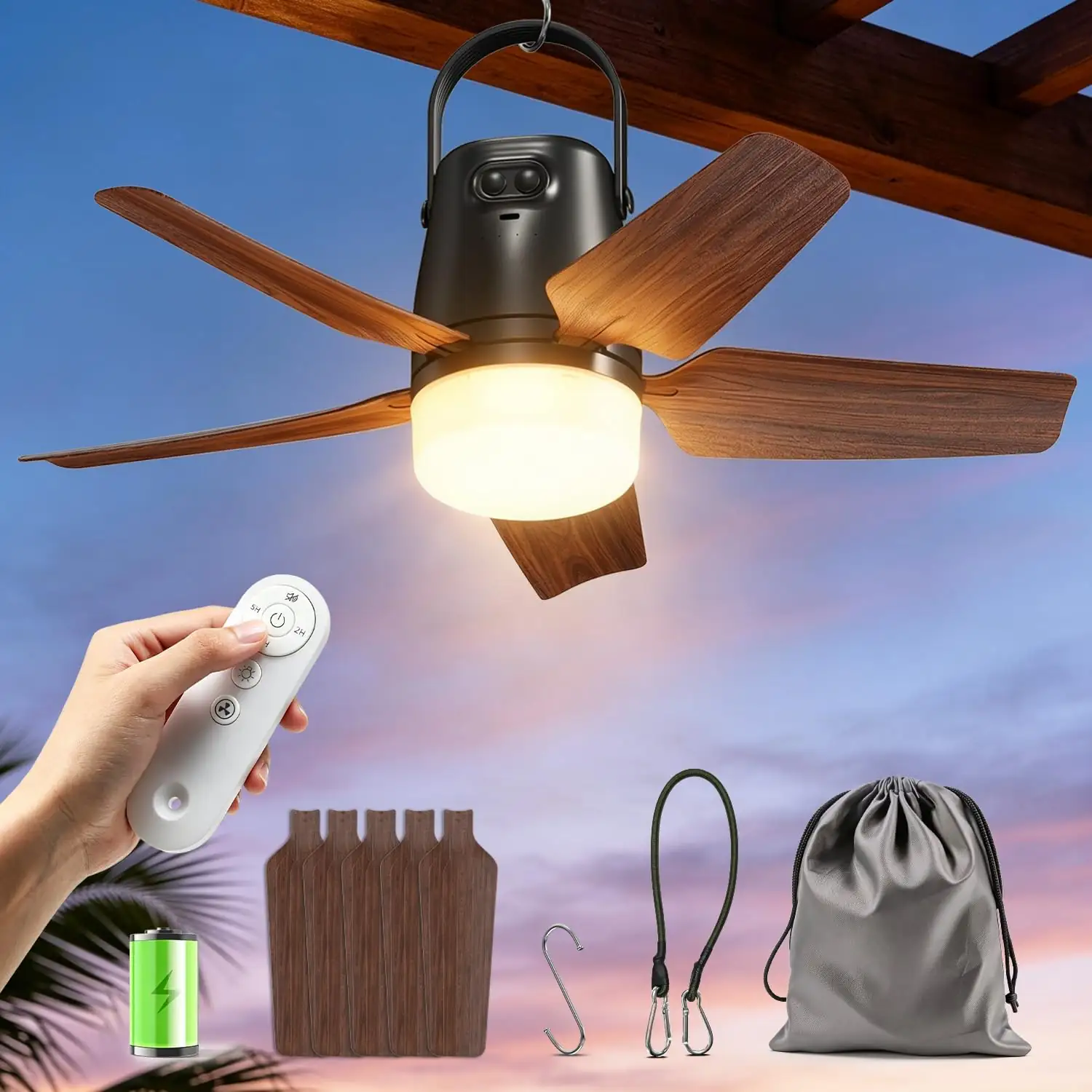 Outdoor Ceiling Fans for Patios,… — Photo 1