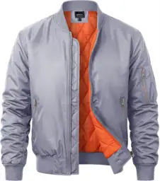 MAGNIVIT Men's Bomber Jacket Fall… — Photo 1