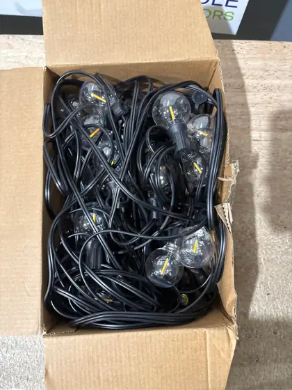 100Ft Outdoor String Lights with… — Photo 3