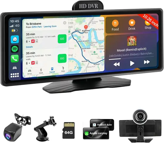 Haudio Wireless CarPlay Screen, 10.26"… — Photo 1