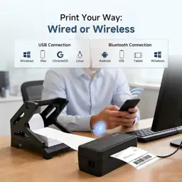Bluetooth Thermal Label Printer w/… — Photo 2