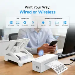 Bluetooth Thermal Label Printer w/… — Photo 2
