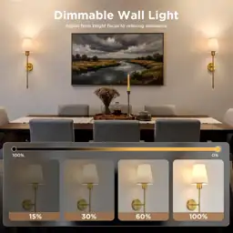 Brightown Battery Operated Wall Sconces… — Photo 2