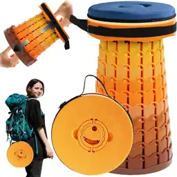 XXL Collapsible Stool with Thick… — Photo 1
