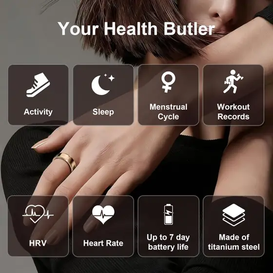 PAXAM Smart Ring for Women… — Photo 2