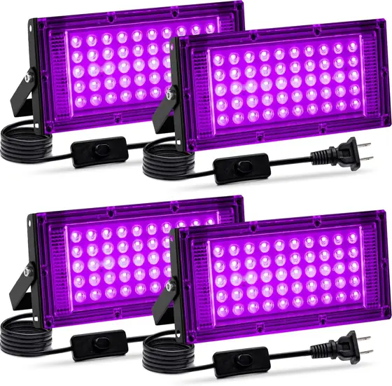 4 Pack 50W Black Lights… — Photo 1