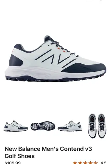 New balence golf shoes — Photo 1