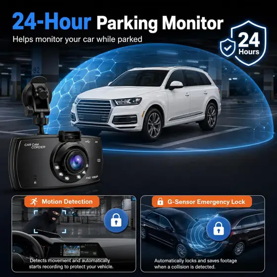 2.4-inch 1080p Dash Cam for… — Photo 2