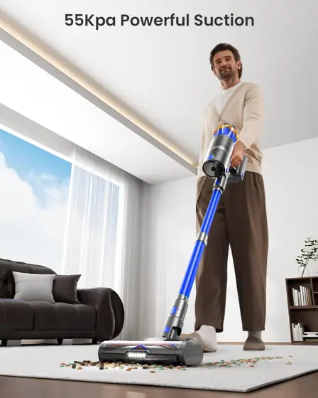 Cordless Vacuum Cleaner 650W 55KPa,… — Photo 2