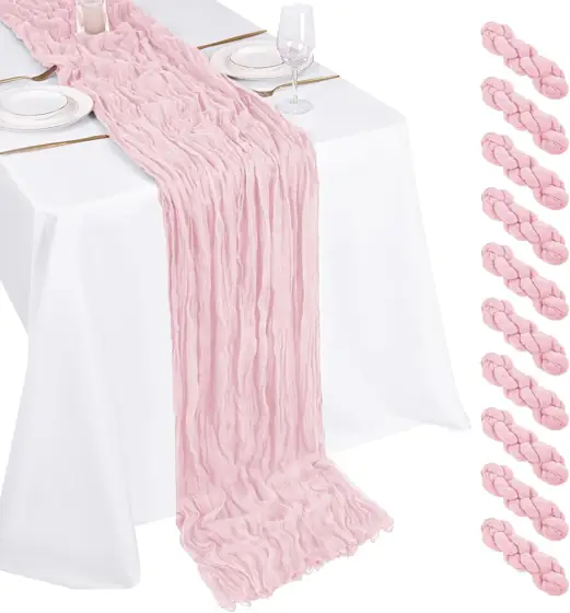 10 Pack Light Pink Cheesecloth… — Photo 1