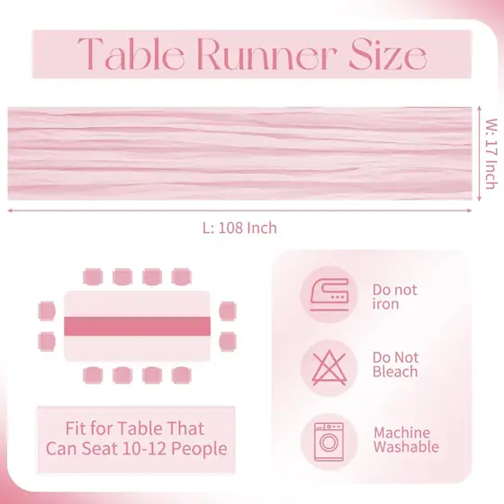 10 Pack Light Pink Cheesecloth… — Photo 2