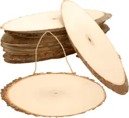 MUKCHAP 10 Pcs Oval Wood… — Photo 1