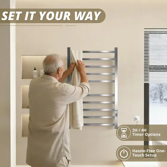 Towel Warmers for Bathroom, 10… — Photo 2