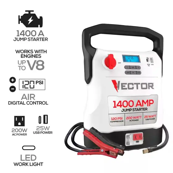 VECTOR 1400 Amp Jump Starter,… — Photo 2