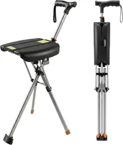 Folding Walking Cane with Seat,… — Photo 1