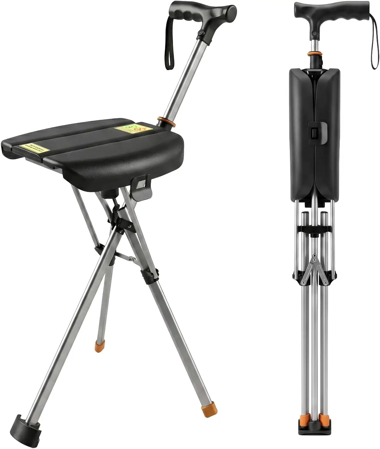 Folding Walking Cane with Seat,… — Photo 1