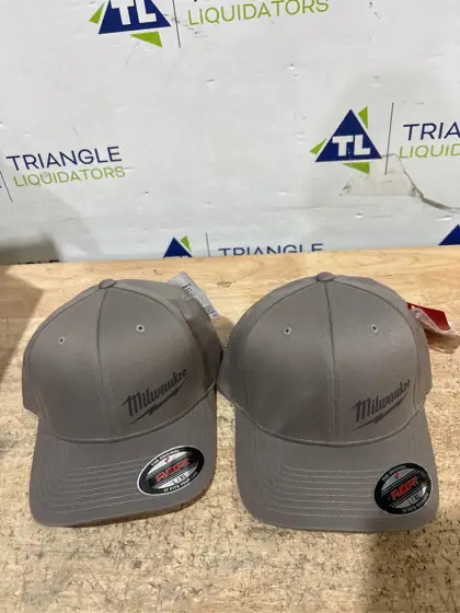 Milwaukee FlexFit Fitted Hat Gray… — Photo 3