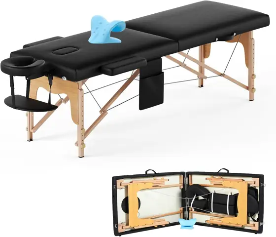 84" Portable Massage Table Adjustable… — Photo 1