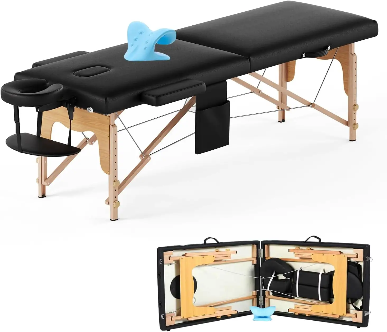 84" Portable Massage Table Adjustable… — Photo 1